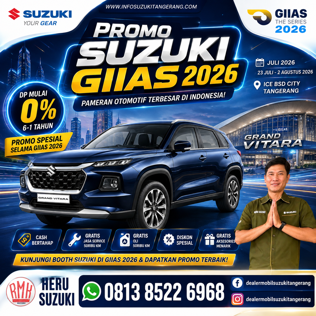 Promo GIIAS 2026 Suzuki Grand Vitara - Dealer Suzuki Ciledug