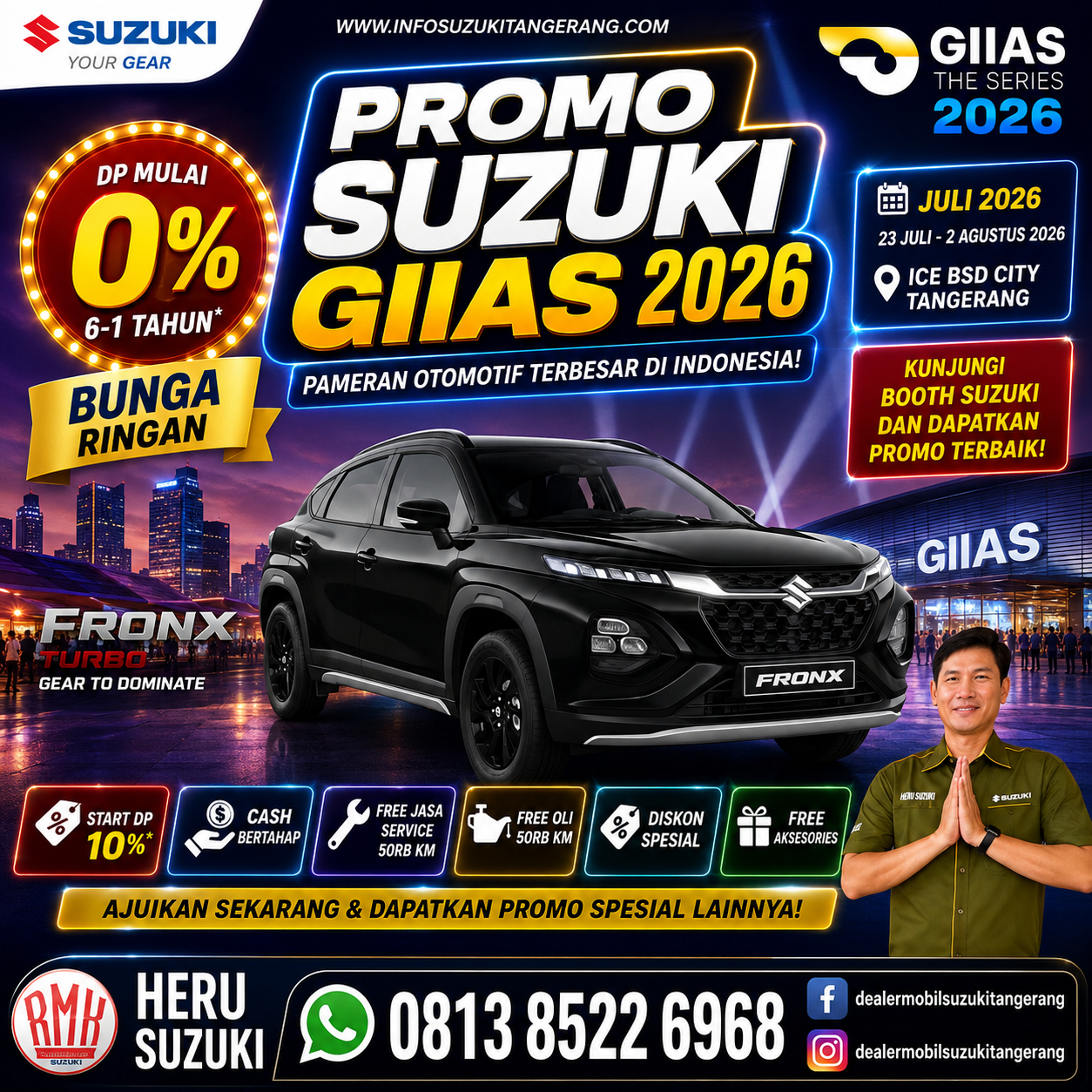 Promo GIIAS 2026 Suzuki Fronx - Dealer Suzuki Ciledug