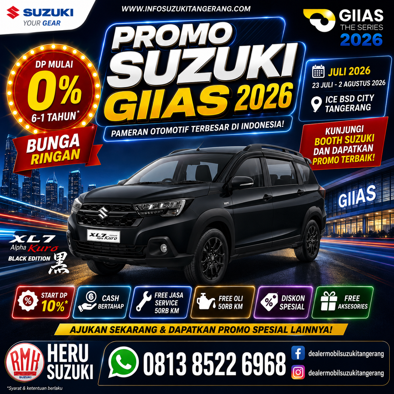 Promo GIIAS 2026 Suzuki XL7 - Dealer Suzuki Ciledug